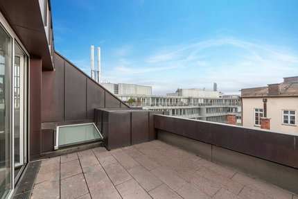 Dachterrasse mit Ostausrichtung