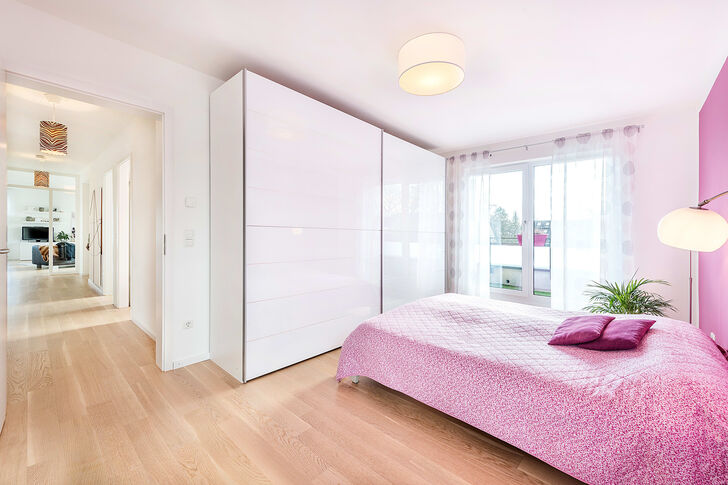 helles Schlafzimmer