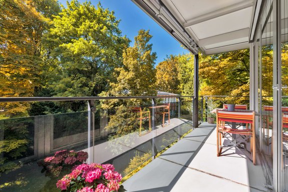 Unverbauter Blick ins Grüne