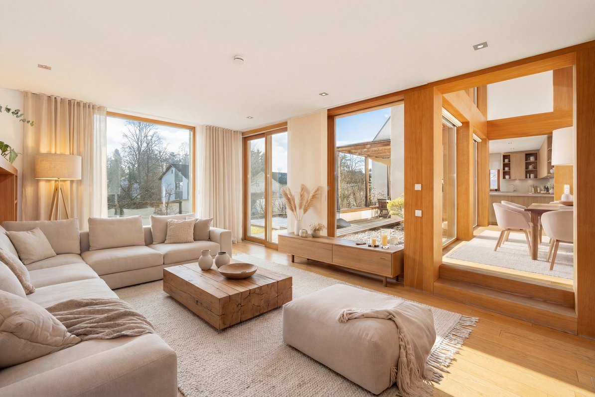 Helles Wohnzimmer (visualisiert)