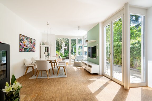 Living with a view of the countryside