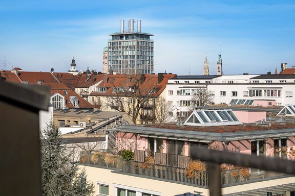 Panoramablick über München