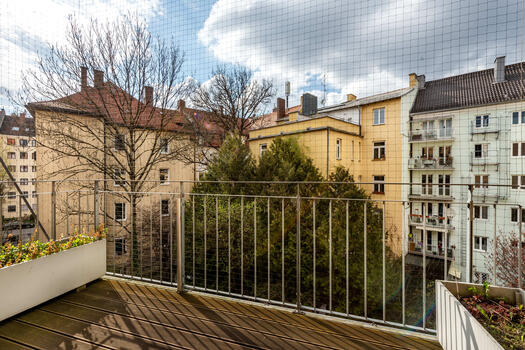 Balcony with west orientation