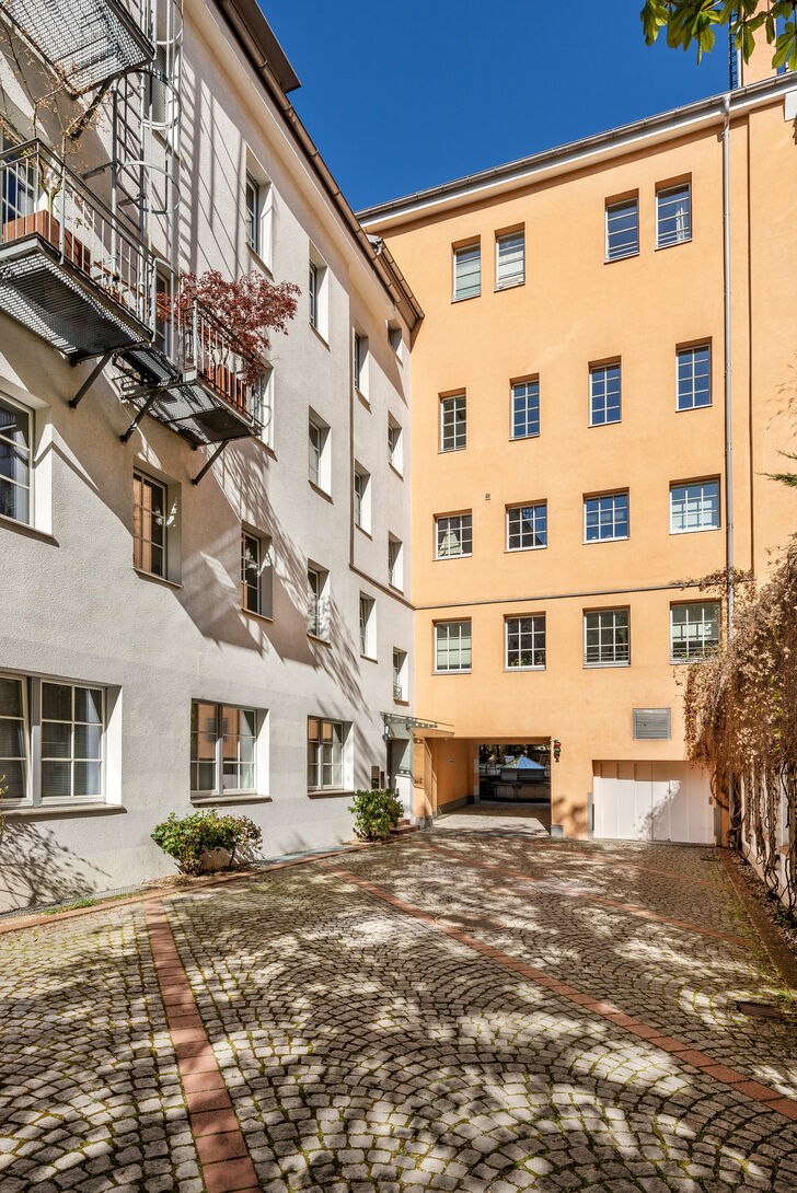 Ruhiger Innenhof