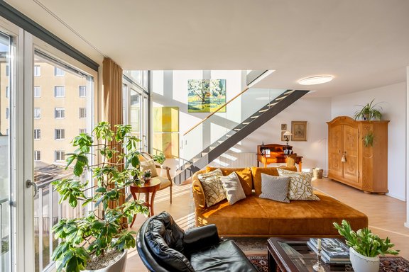 Treppe als Design-Statement