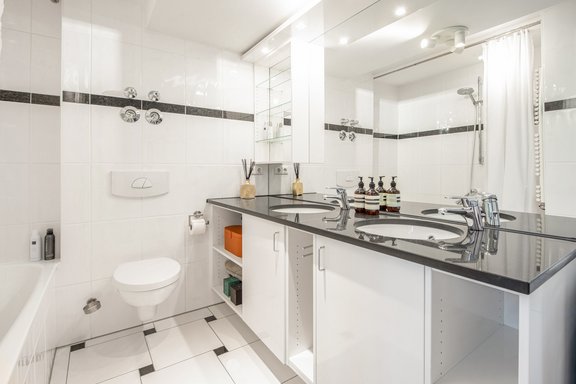 Modernes Tageslichtbad