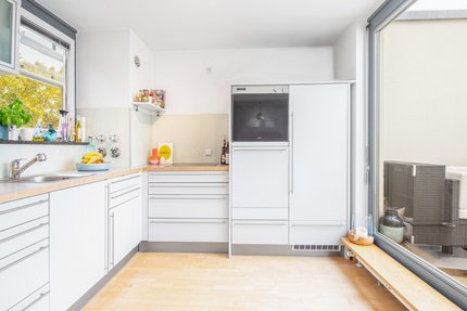 Küche mit Dachterrasse