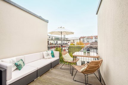 Dachterrasse nach Westen