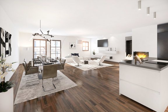 Visualization of possible living area