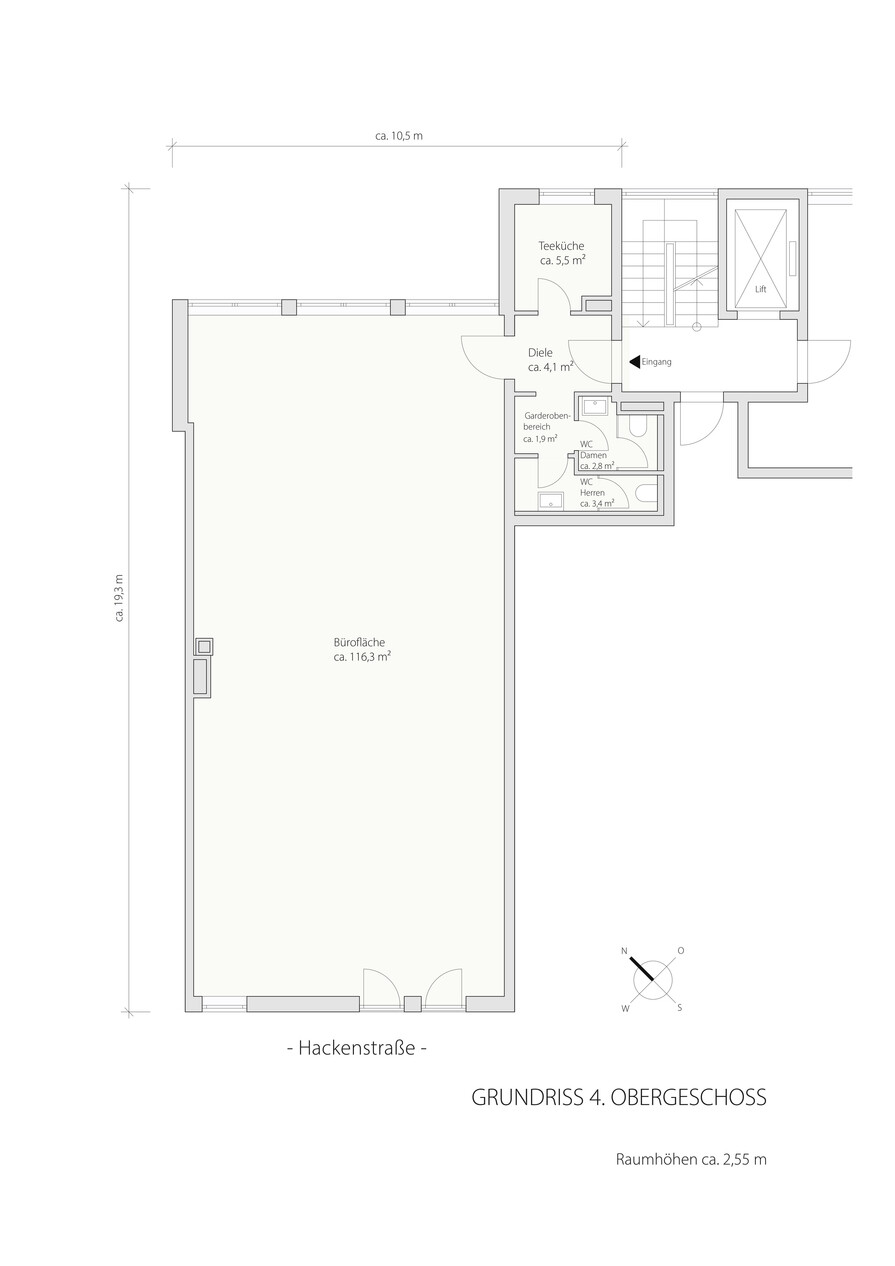 Grundriss 4OG Ist-Zustand