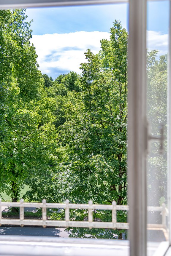 Mit Blick auf den Schlosskanal