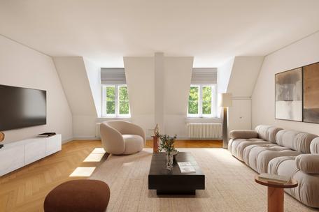 Bezaubernde, familiengerechte 4-Zimmer-Wohnung in Altbau-Villa mit Traumblick auf den Schlosskanal