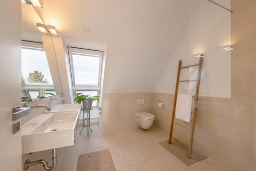 Bathrooms filled with light