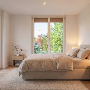 Elegantes Schlafzimmer (visualisiert)