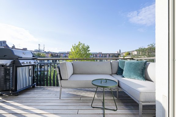 Charmanter Westbalkon