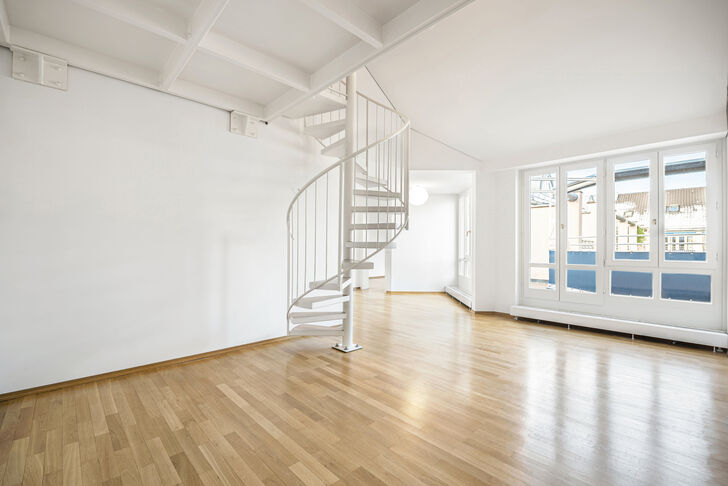 Wohn-/Essbereich mit Galerie