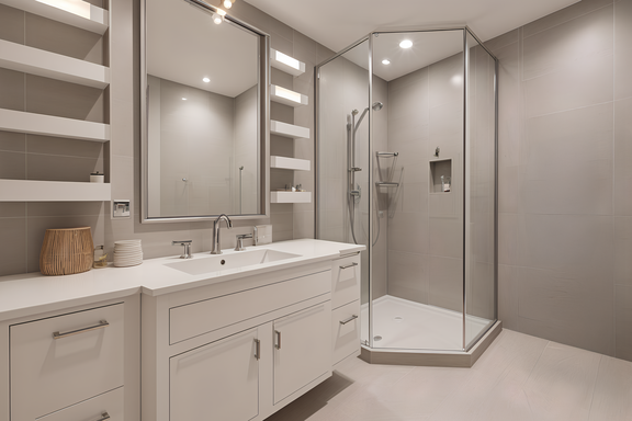 Visualisiertes Badezimmer