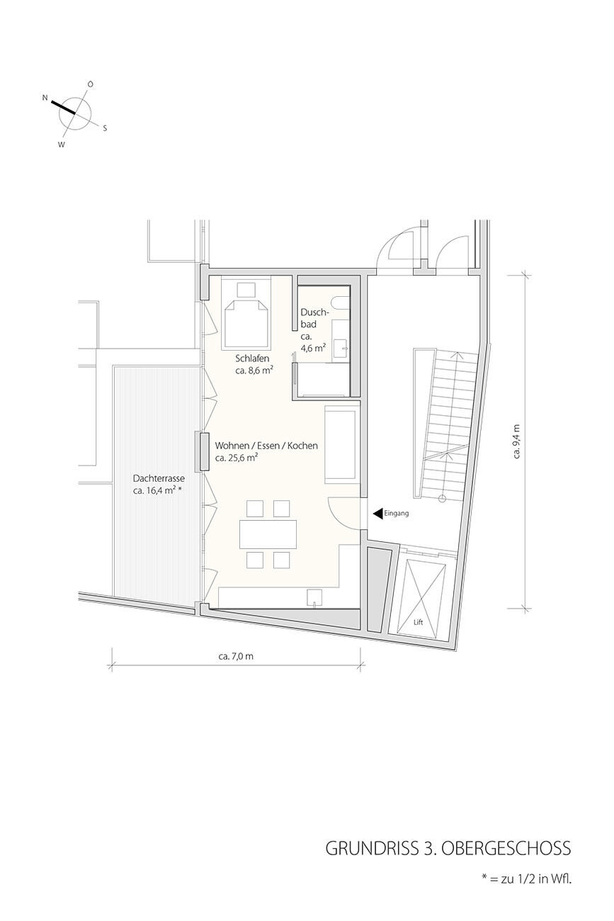 Grundriss Apartment