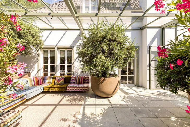 Orangerie vor dem Masterschlafen