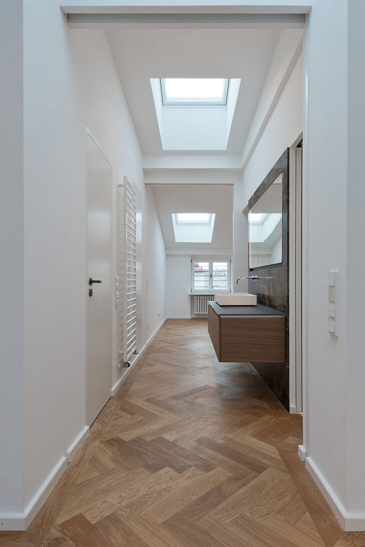 Schlafzimmer mit Masterbad en suite