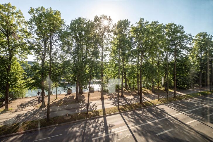 The Isar Right Outside Our Door