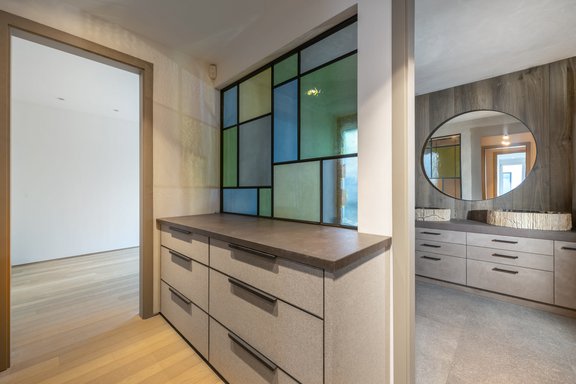 Ankleide und Masterbad