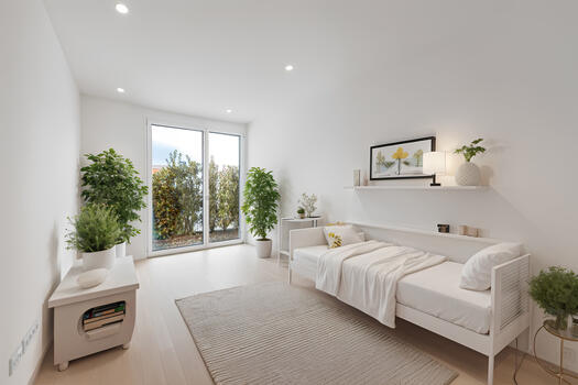 Drei (Schlaf-)Zimmer (visualisiert)