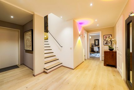 Hallway in the basement