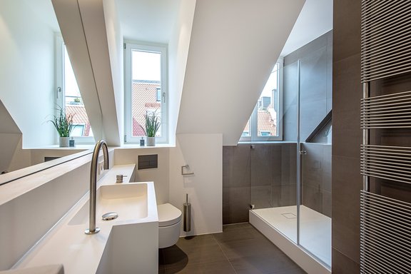 Bathroom with walk-in shower