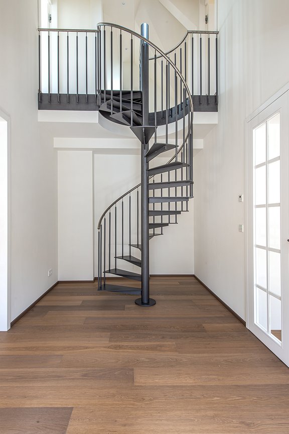 Stylish spiral staircase