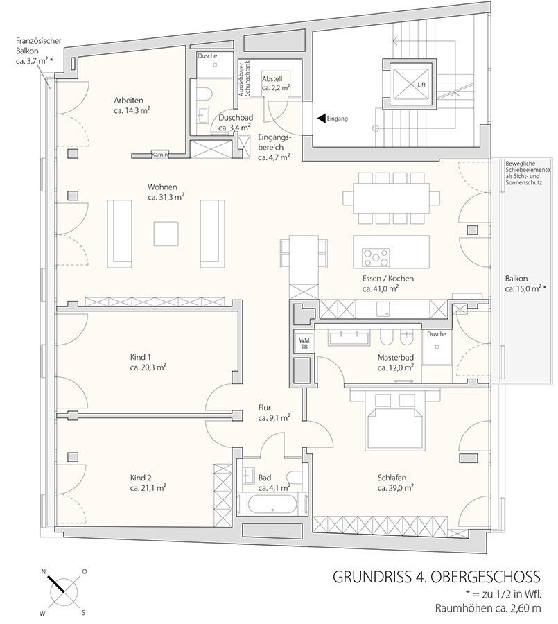 Grundriss 4OG