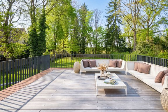 Roof terrace with dream view