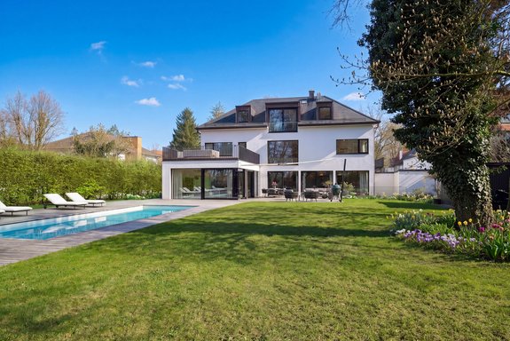 Luxury family villa with stylish interior design