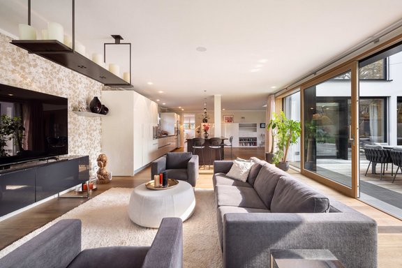 Cozy lounge area