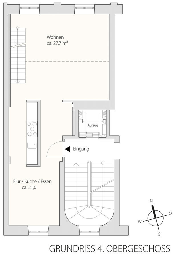 Grundriss 4 Obergschoss