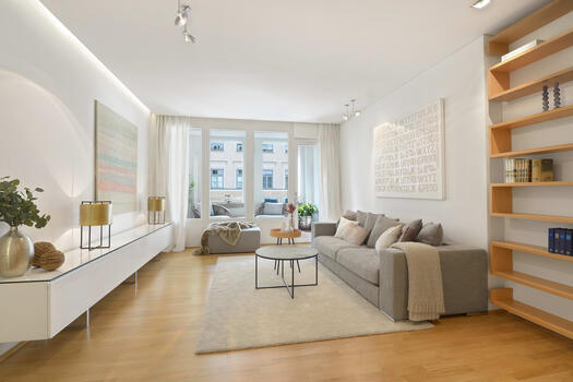 Wohnzimmer mit Loggia