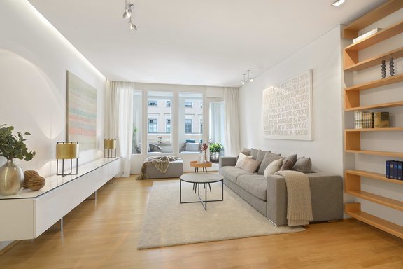 Wohnzimmer mit Loggia