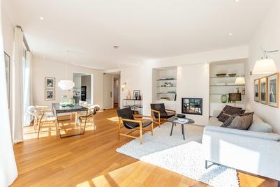 Luxuriöse Terrassen-Wohnung mit Privatgarten in Isarnähe