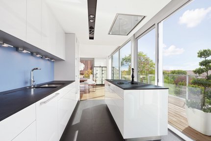 bulthaup-Küche mit Kochinsel