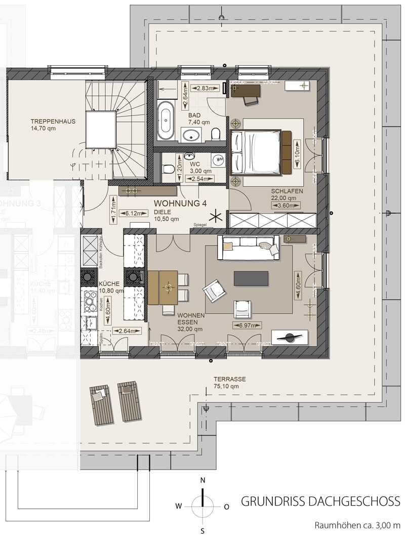Grundriss Dachgeschoss