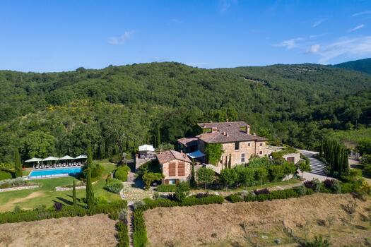 Picturesque country estate with magnificent trees