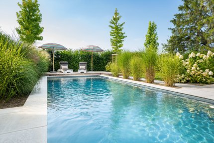 Bio-Pool mit Gegenstromanlage