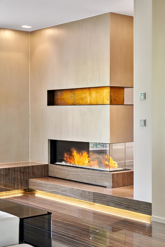 High-quality fireplace