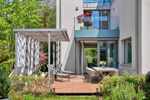 Inviting outdoor seating