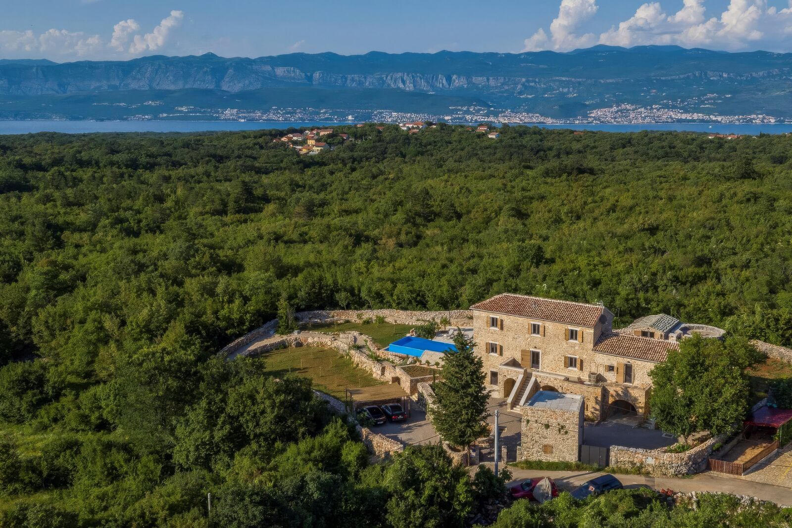 Natursteinvilla an der Kvarner Bucht
