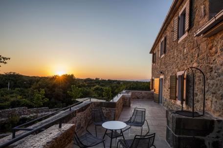 Mediterranean natural stone villa with pool, wellness house, and complete privacy on Krk