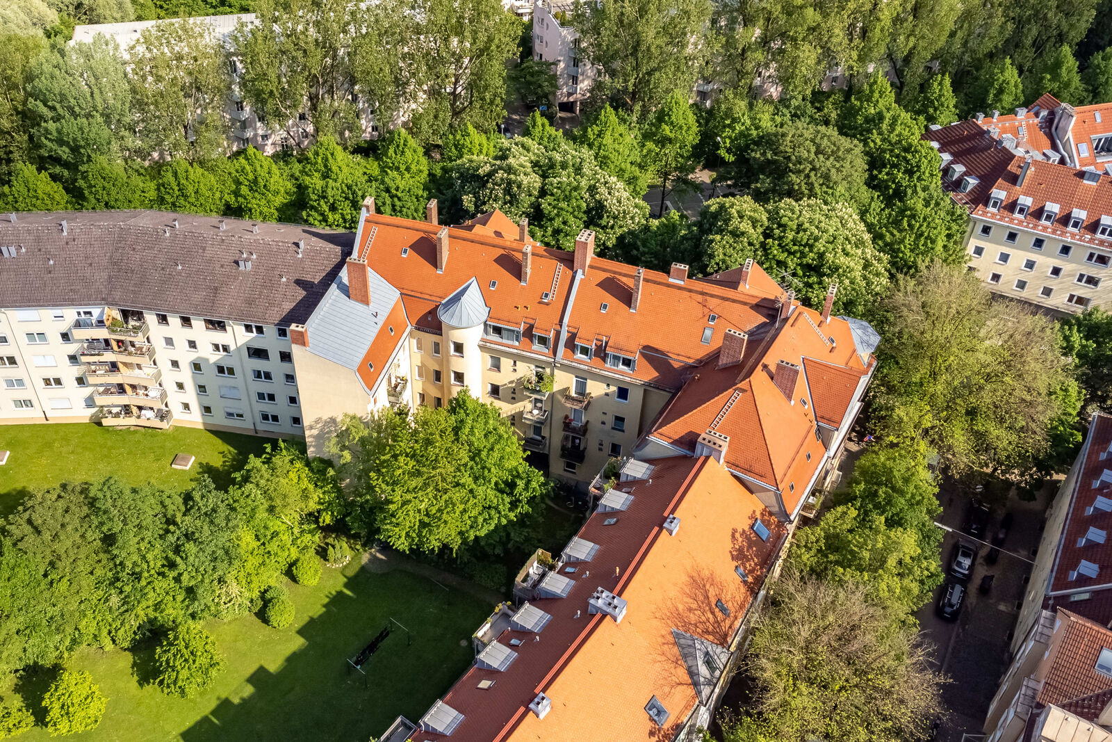 Lage in grüner Umgebung