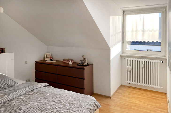 Schlafbereich im Dachgeschoss