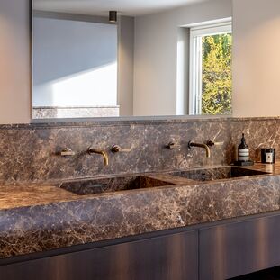 Bathroom with Turkish marble