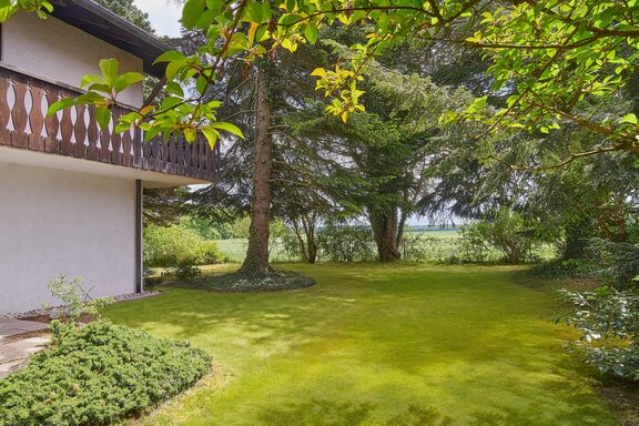 Unobstructed view of the greenery